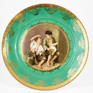 VTG. JKW Bavaria Western Germany Porcelain Plate